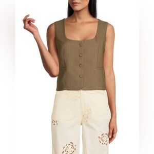 NWT WeWoreWhat Scoop Tailored Vest